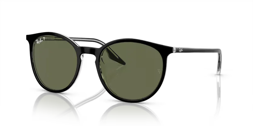 Ray-Ban | 2204 | Black On Transparent - Image 2