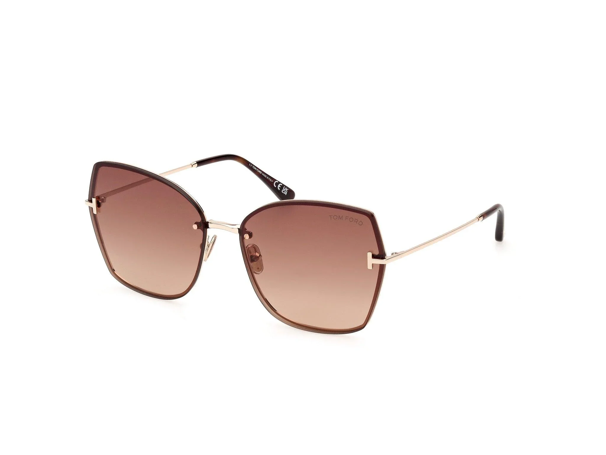 Tom Ford | 1107 Nickie | Shiny Rose Gold - Image 2