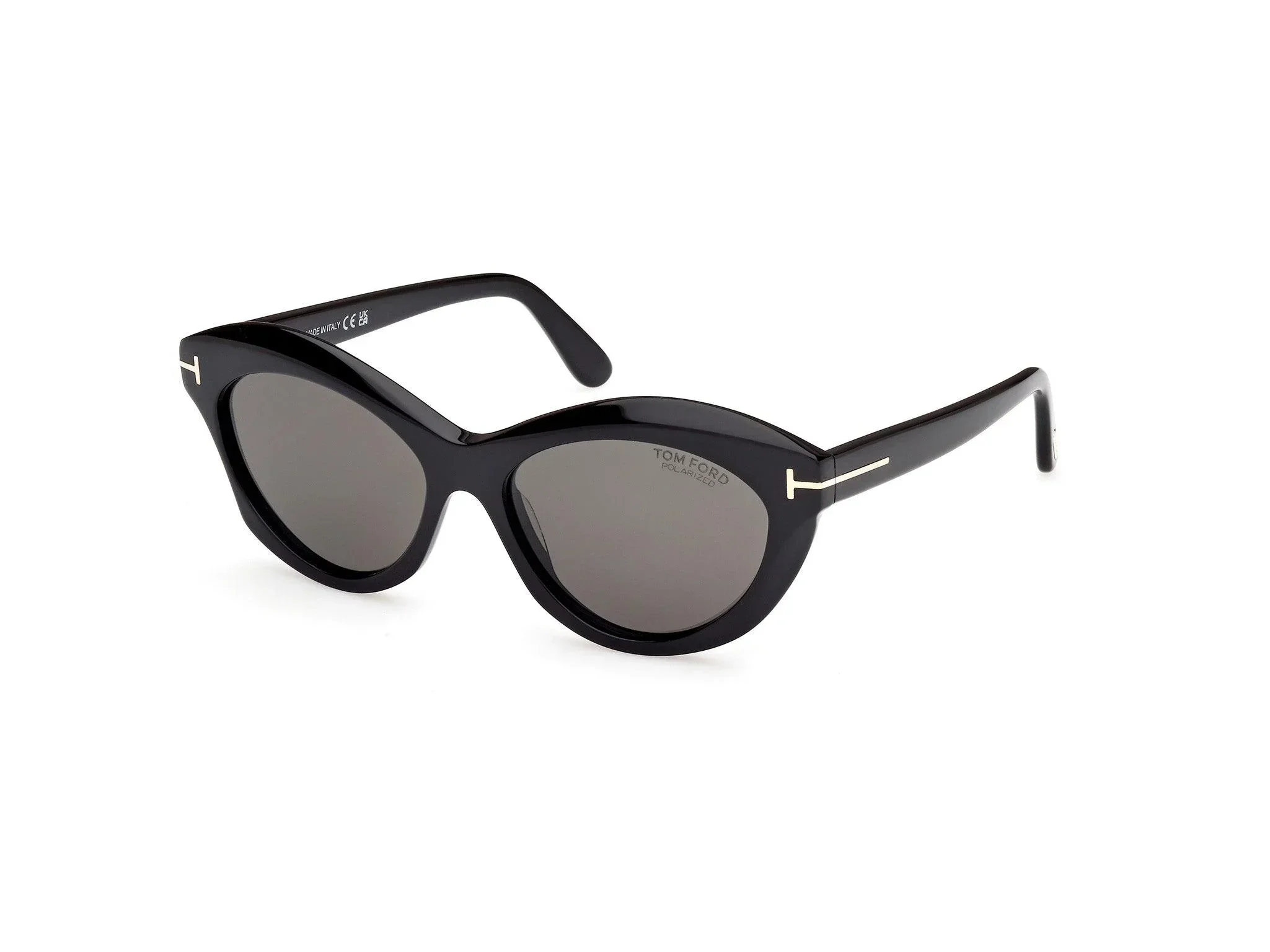 Tom Ford | 1111 Toni | Shiny Black Polarised - Image 2