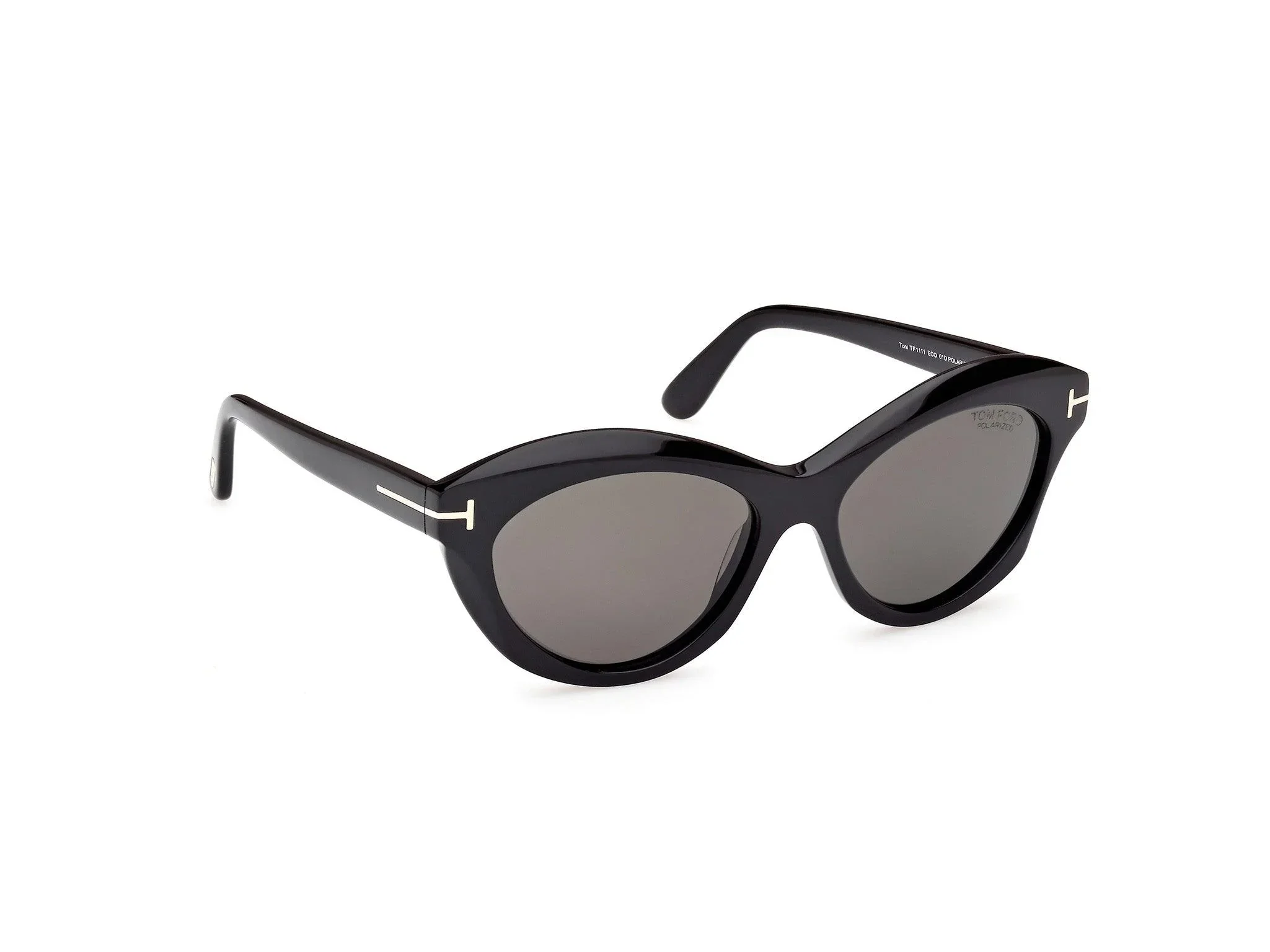 Tom Ford | 1111 Toni | Shiny Black Polarised - Image 3