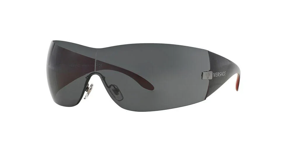 Versace | 2054 | Gunmetal/Black - Image 2