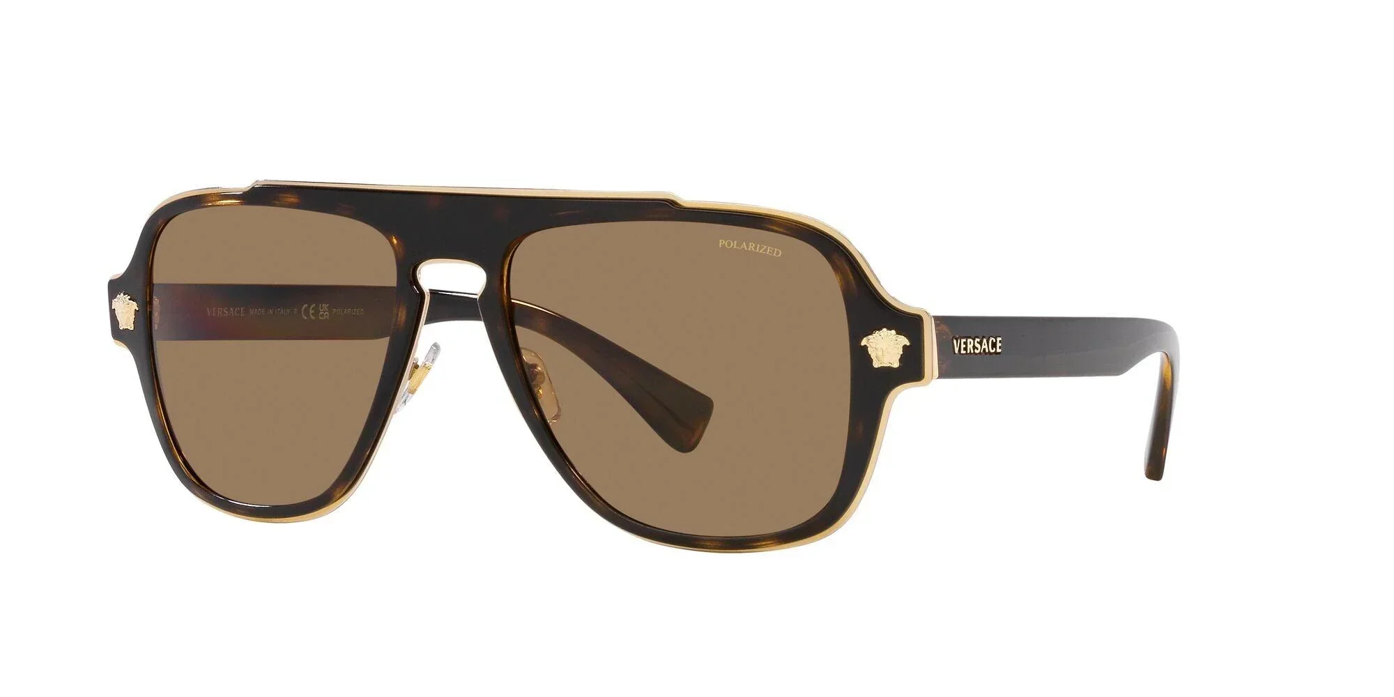 Versace | 2199 Medusa Charm | Havana Polarised - Image 2