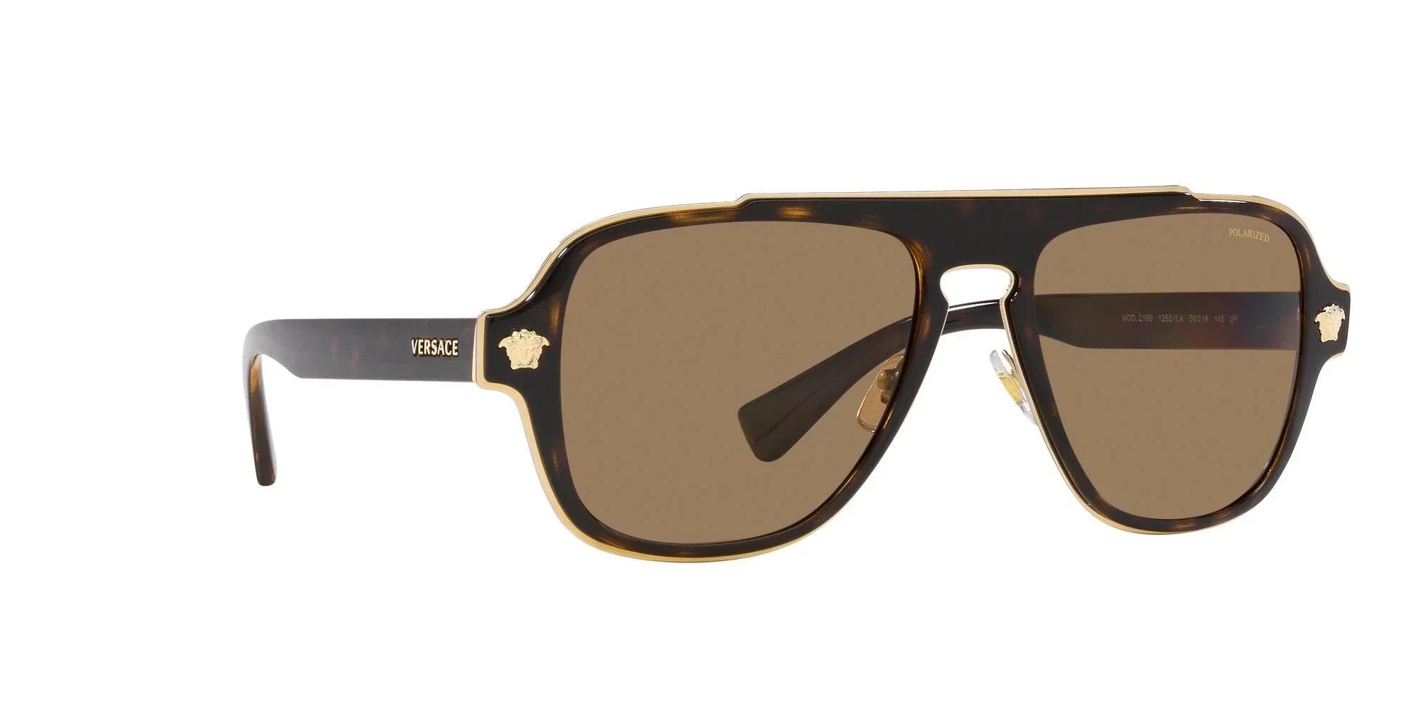 Versace | 2199 Medusa Charm | Havana Polarised - Image 3