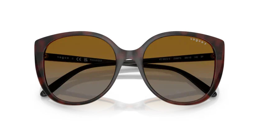 Vogue | 5623S | Top Dark Havana/Light Brown Polarised - Image 5