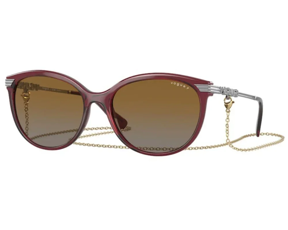 Vogue Eyewear | VO5460S | Transparent Opal Dark Red - Image 2