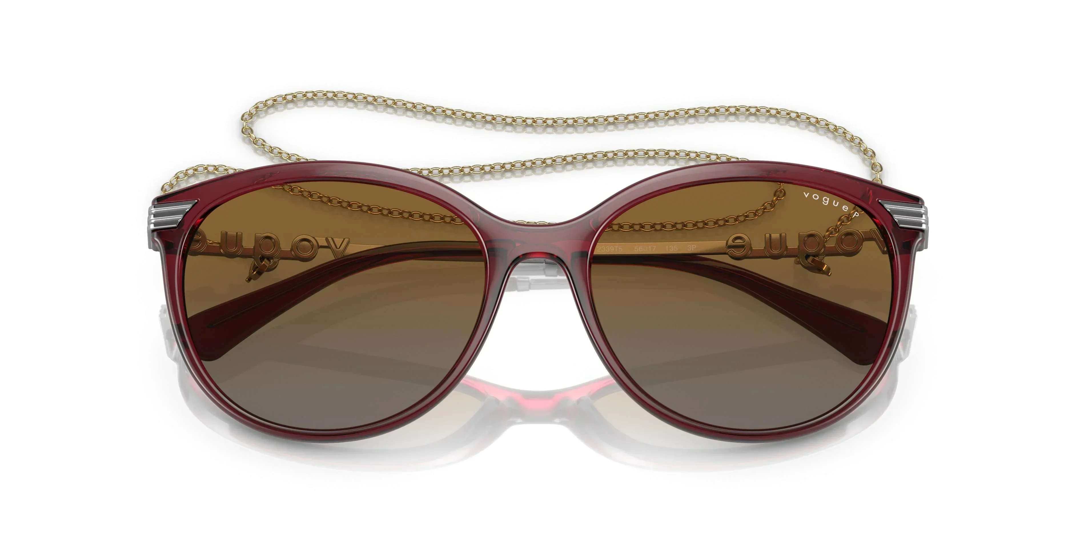 Vogue Eyewear | VO5460S | Transparent Opal Dark Red - Image 6