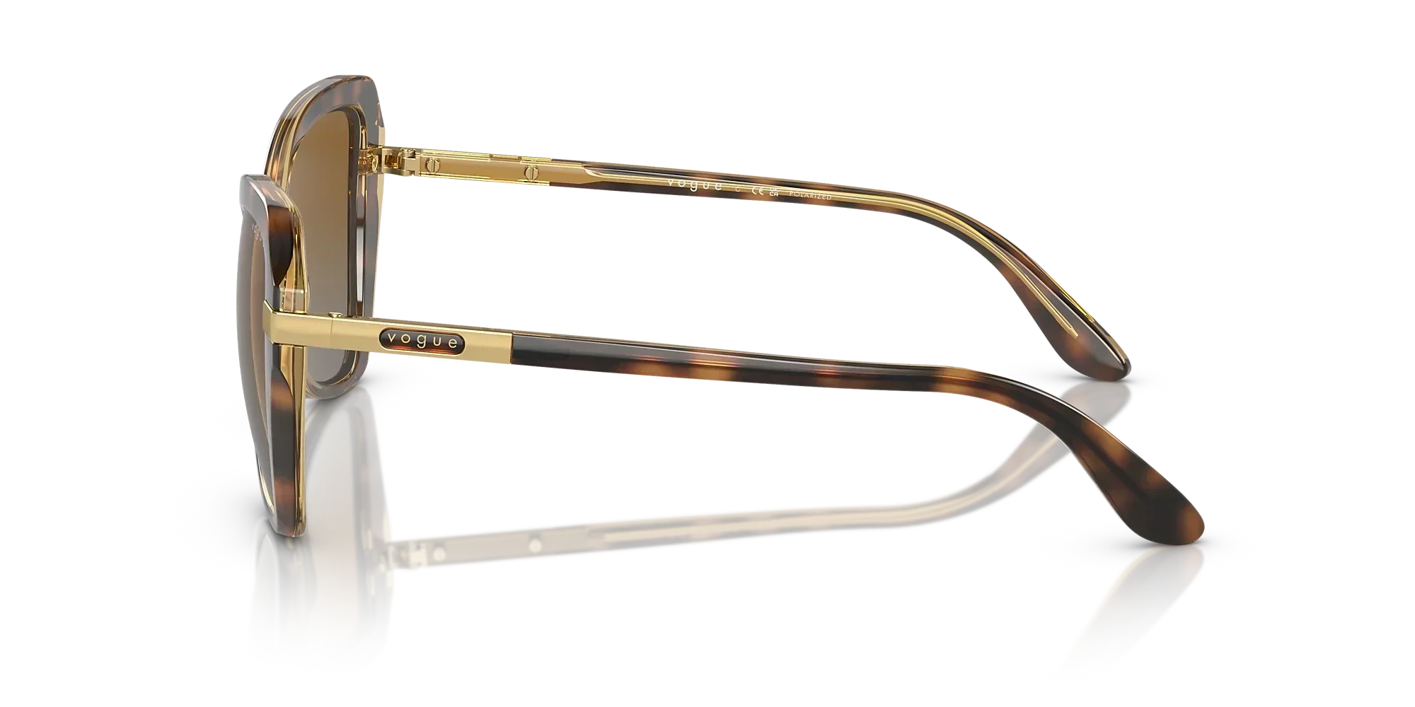 Vogue Eyewear | VO5479S | Striped Dark Havana - Image 3