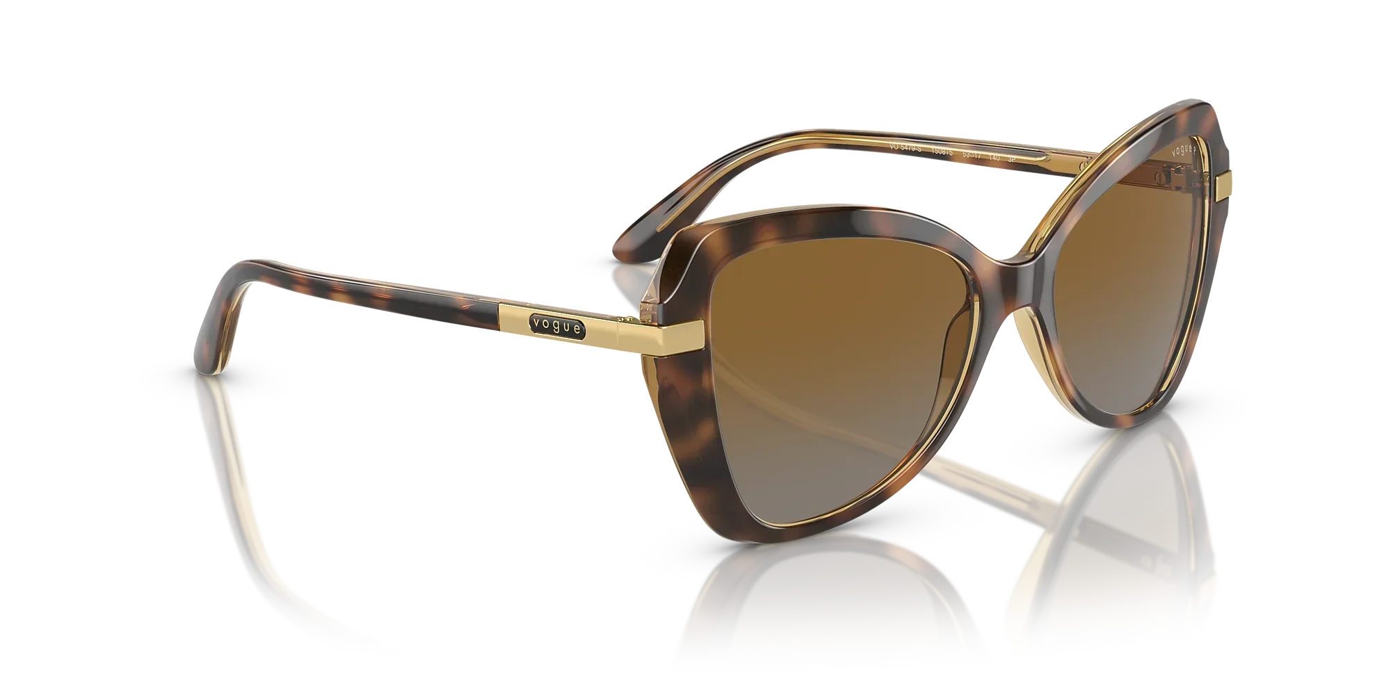 Vogue Eyewear | VO5479S | Striped Dark Havana - Image 4