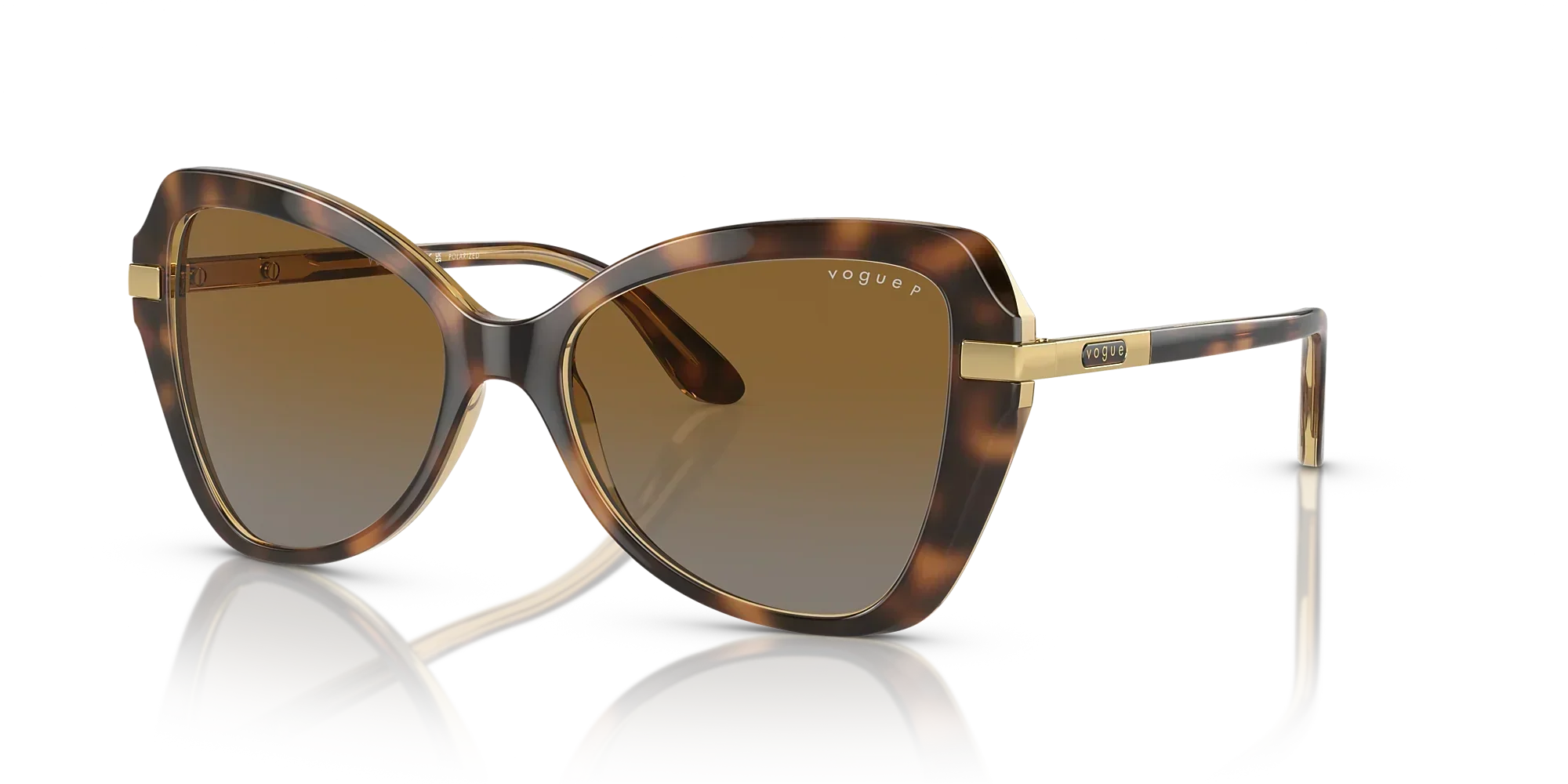 Vogue Eyewear | VO5479S | Striped Dark Havana - Image 6