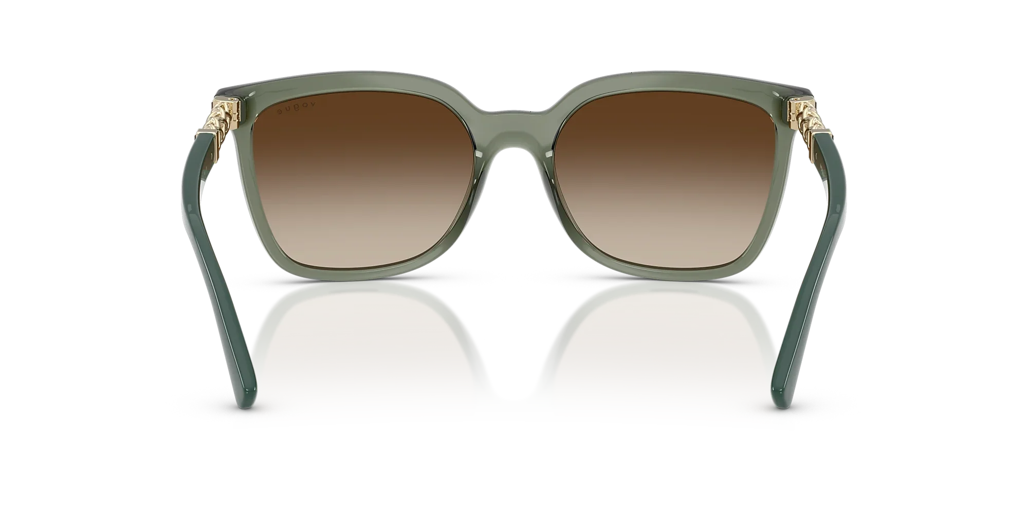 Vogue Eyewear | VO5633SB | Transparent Mallard Green Gradient Brown - Image 4