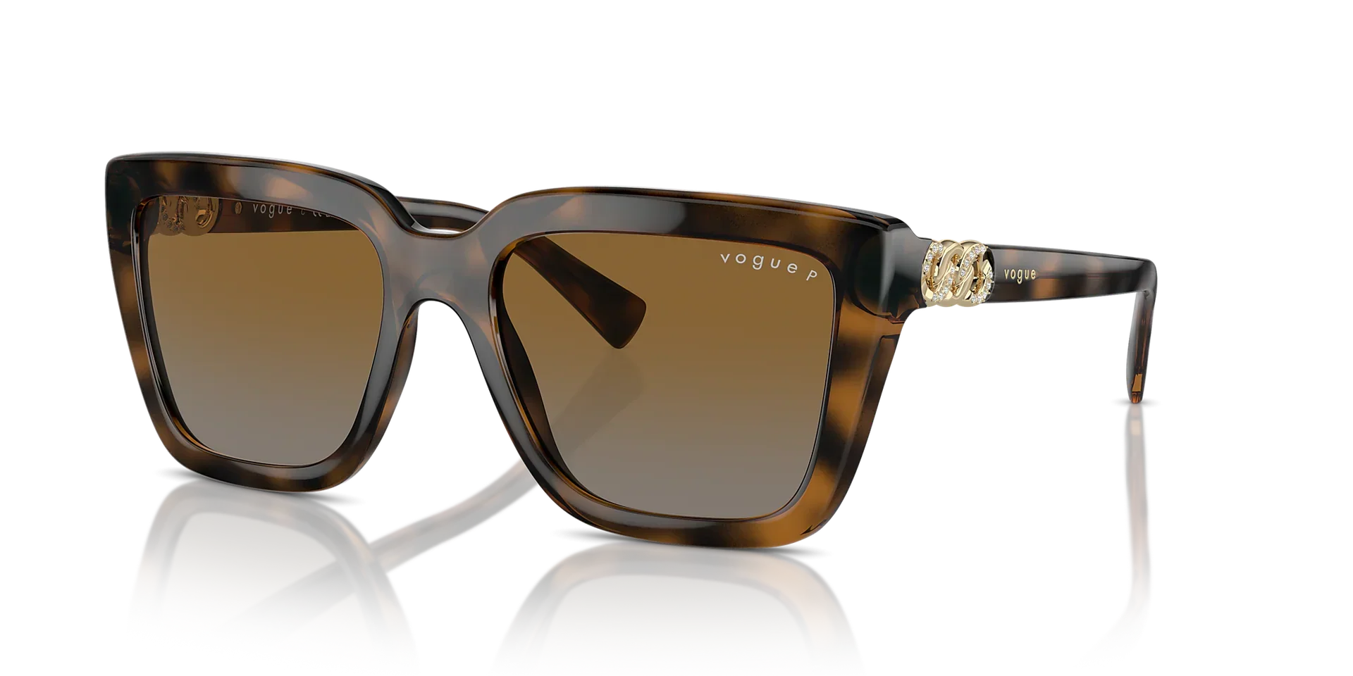 Vogue | VO5575 | Top Dark Havana Polarised - Image 2